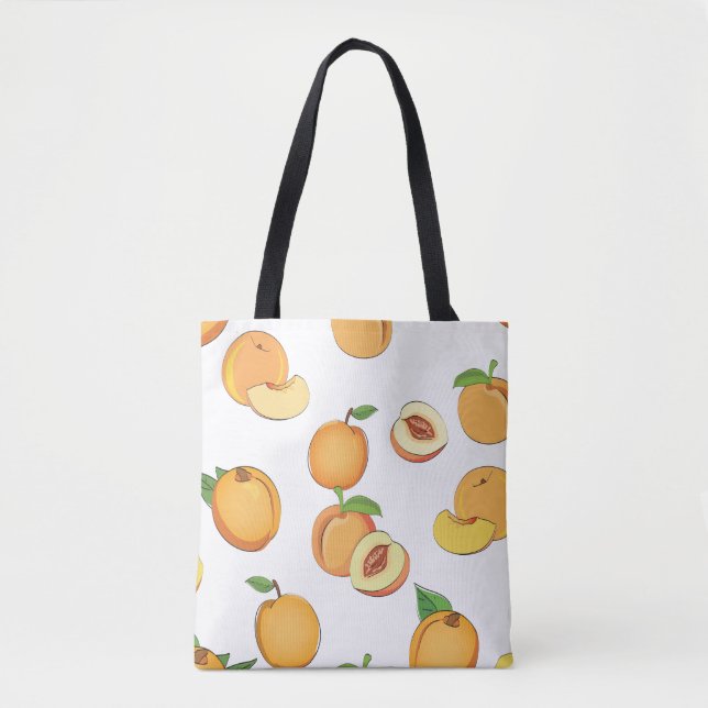 Bolsa Tote Peach Pattern (Frente)