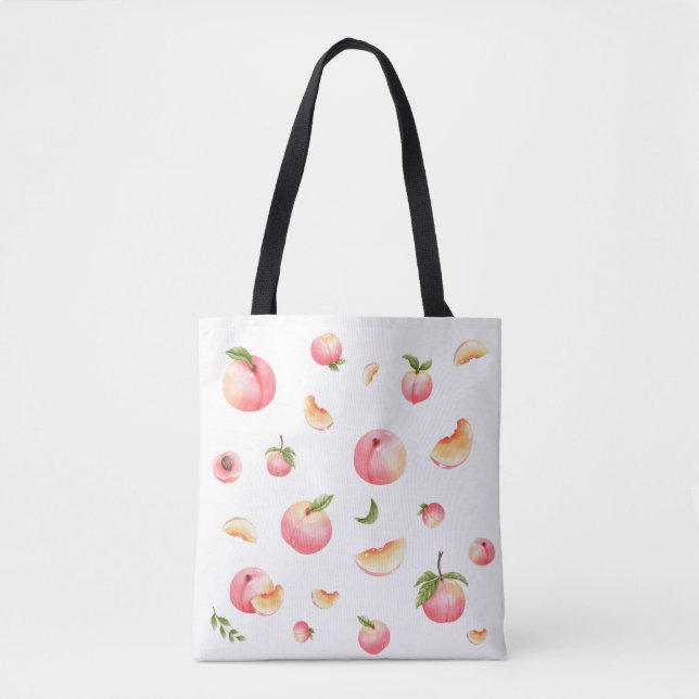 Bolsa Tote Peach Pattern (Frente)