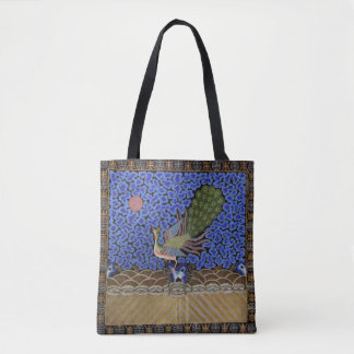 Bolsa Tote Peacock da dinastia Qing