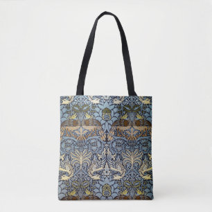 Bolsa Tote Peacock e Dragon, William Morris