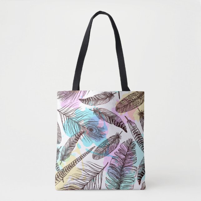 Bolsa Tote Peacock Feather (Frente)
