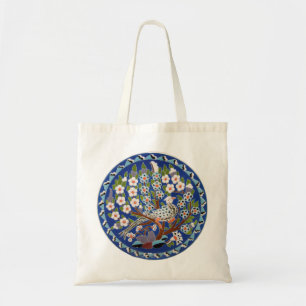 Bolsa Tote Peafowl floral