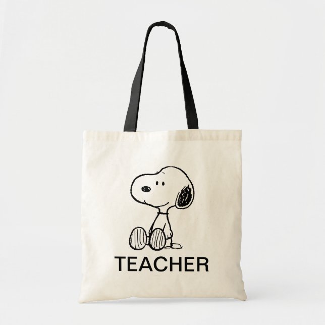 Bolsa Tote PEANUTS | Snoopy Teacher (Frente)