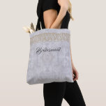 Bolsa Tote Pearls Bridesmaid Gift<br><div class="desc">Pearls Bridesmaid Gift Tote Bag Veja o resto do casamento elegante em nosso compro em https://www.zazzle.com/store/gothicbridal</div>