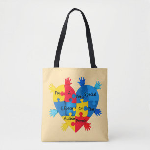 Bolsa Tote Peça de Quebra-cabeça especial