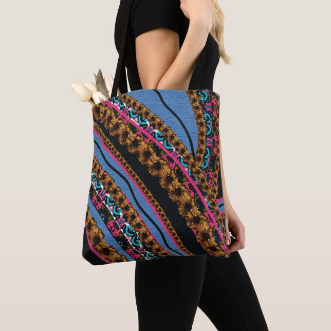 Bolsa Tote Peças creativas de Abstrato de têxteis MVB (Close Up)