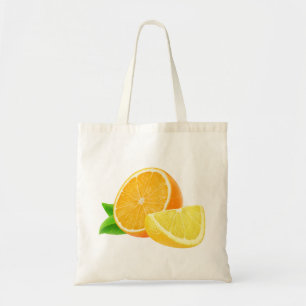 Bolsa Tote Peças de laranja e de limão