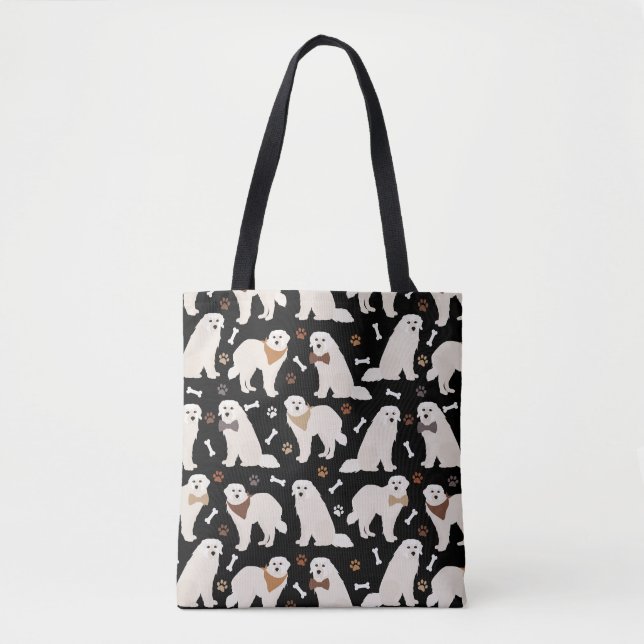 Bolsa Tote Peças Pirenéus excelentes e Saco dos Ossos (Frente)
