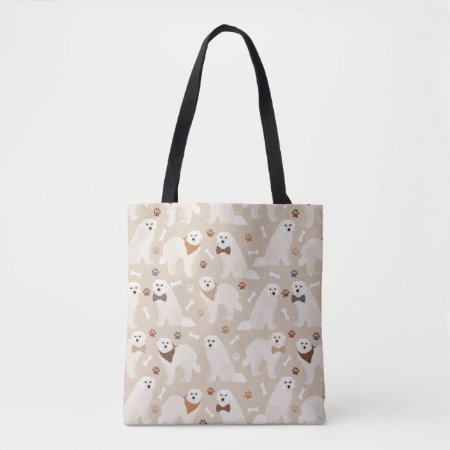 Bolsa Tote Peças Pirenéus excelentes e Saco dos Ossos (Frente)
