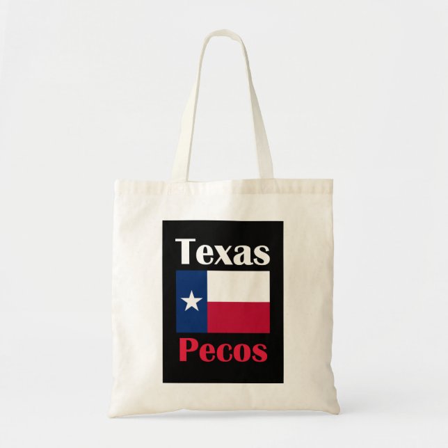 Bolsa Tote Pecos TX (Frente)