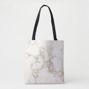 Bolsa Tote Pedra De Mármaco Branco E Cerveja