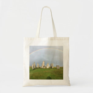 Bolsa Tote Pedras de Callanish com arco-íris - Scotland