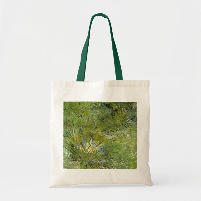Bolsa Tote Pedras de grama por Vincent van Gogh (Frente)