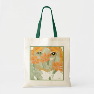 Bolsa Tote Peeper Laranja Cat Foliage