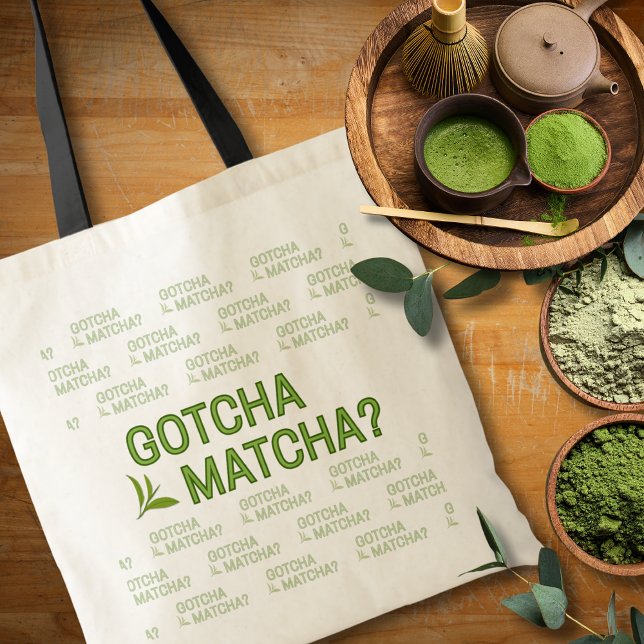 Bolsa Tote Pegou o Matcha?  (Criador carregado)