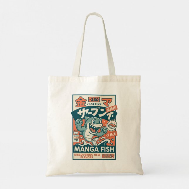 Bolsa Tote Peixe Mangá (Verso)