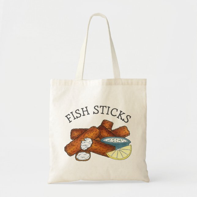 Bolsa Tote Peixe Pão de Peixe Pescadas Pescadas Pescadas Pesc (Frente)