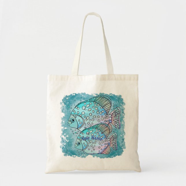 Bolsa Tote Peixe peixes (Frente)