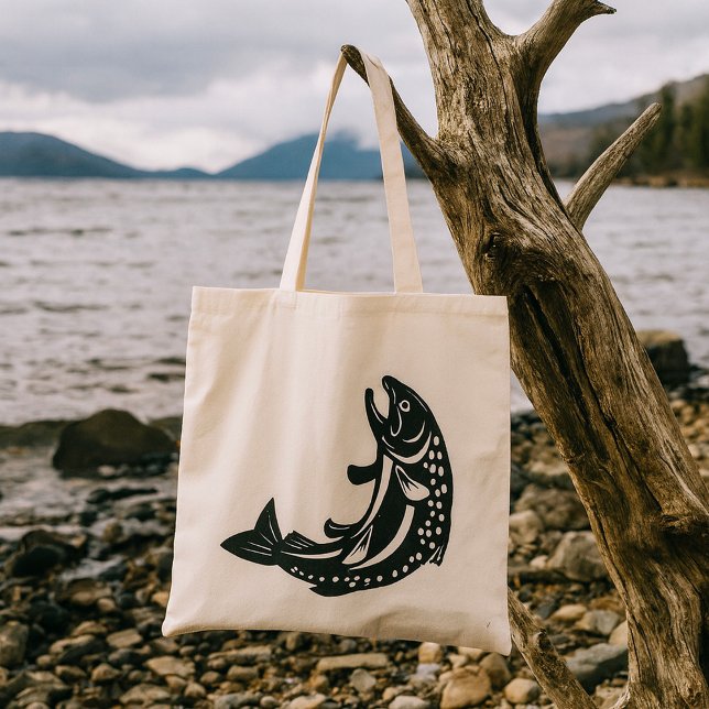Bolsa Tote Peixe-Truta (Criador carregado)
