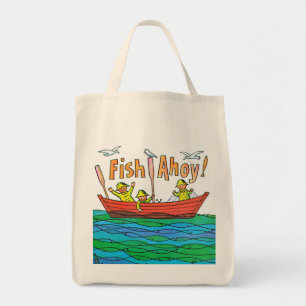 Bolsa Tote Peixes Ahoy!