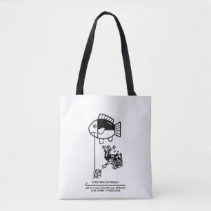 Bolsa Tote Peixes capturam seres humanos