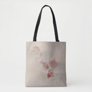 Bolsa Tote Peixes dourados por Watanabe Seitei 