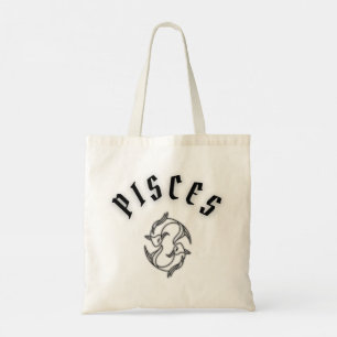 Bolsa Tote Peixes Zodiac Tote Bag 100% de algodão respeitad