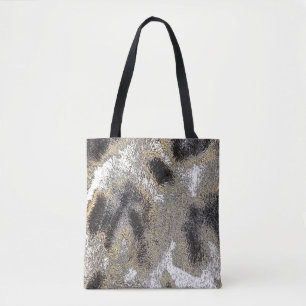 BOLSA TOTE PELE ABSTRATA DO GIRAFA