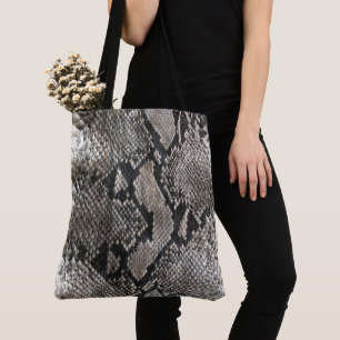 Bolsa Tote Pele Cobra Trendy Python - Moda Elegante rica