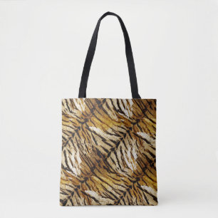 Bolsa Tote Pele de tigre, na moda, tigre, riscado, impressão