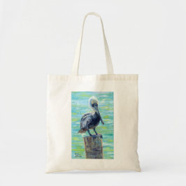Bolsa Tote "Pelican on a Pole" Tote Bag