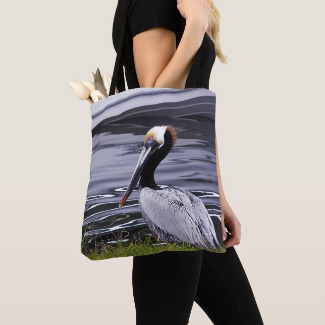 Bolsa Tote Pelican Poser (Close Up)