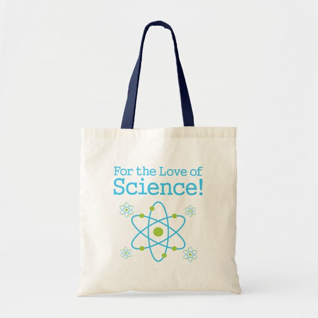 Bolsa Tote Pelo Amor Da Ciência Atom Tote Bag (Frente)