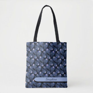 Bolsa Tote Pena de Pavão Boho