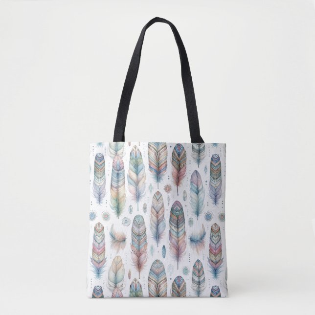 Bolsa Tote Pena Fantasia (Frente)