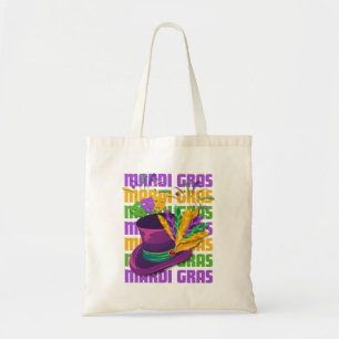 Bolsa Tote Penas de Cartola de MARDI GRAS
