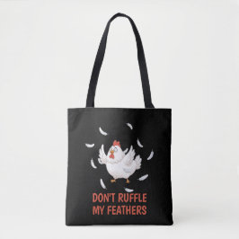 Bolsa Tote Penas de Galinha