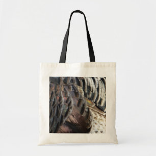 Bolsa Tote Penas de Peru Selvagem I Desenho Abstrato da Natur