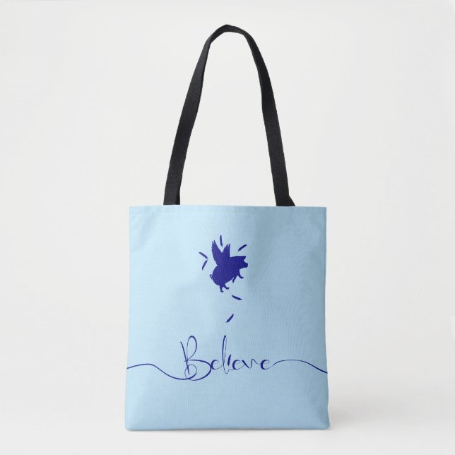 Bolsa Tote Penas de Porcos Caindo (Frente)
