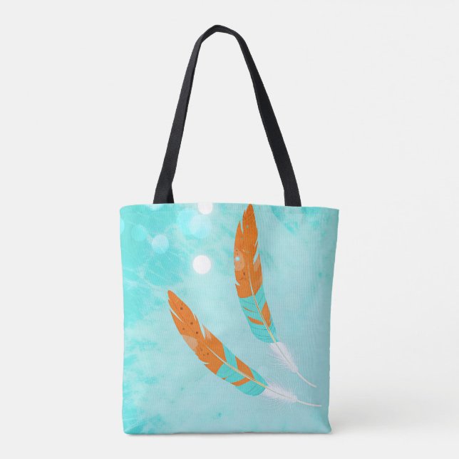 Bolsa Tote Penas etéreas (Verso)