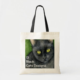 Bolsa Tote Penélope - o saco afortunado do gato preto