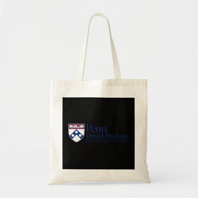 Bolsa Tote Penn Quakers, Roupa da Faculdade de Medicina Denta (Frente)