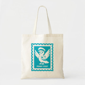 Bolsa Tote Penny Post Mascot Postage Stamp Design