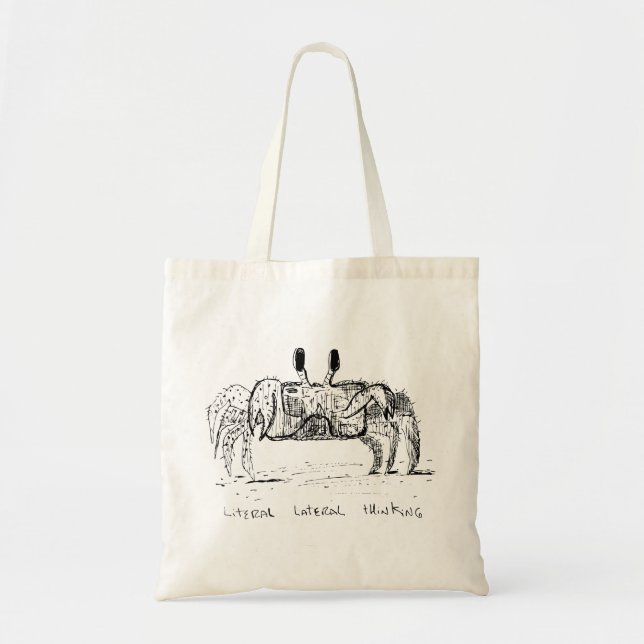 Bolsa Tote Pensamento Lateral Literal (Frente)
