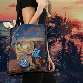 Bolsa Tote Pensando em você, garotinha