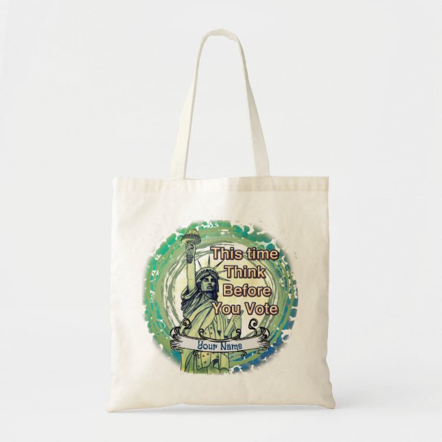 Bolsa Tote Pense em liberdade (Frente)