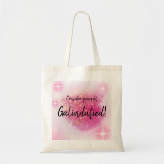 Bolsa Tote Pense em si mesmo na barra de ferramentas galindaf