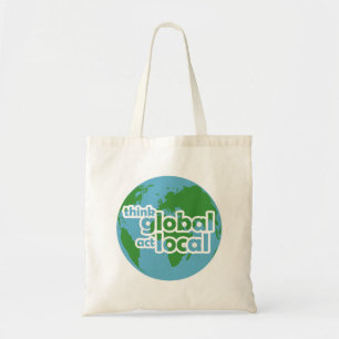 Bolsa Tote Pense Global Agir Local