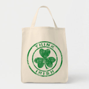Bolsa Tote Pense o irlandês