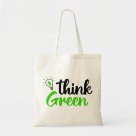 Bolsa Tote pense verde